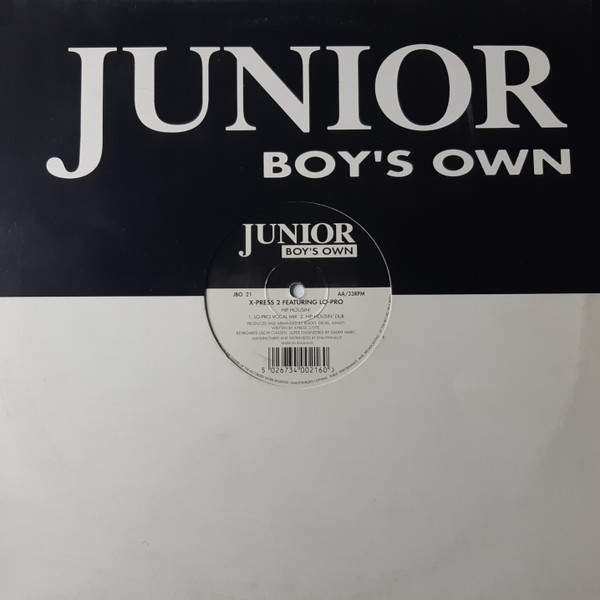 X-Press 2 - Rock 2 House / Hip Housin' | Junior Boy's Own (JBO 21) - 4