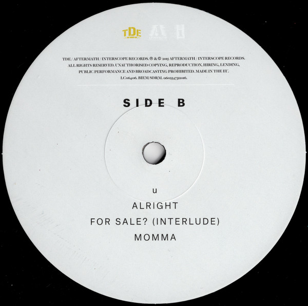 Kendrick Lamar - To Pimp A Butterfly | Top Dawg Entertainment (0602547311009) - 4