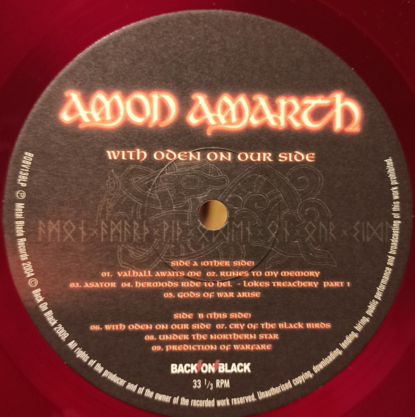 Amon Amarth - With Oden On Our Side | Back On Black (BOBV138LP) - 4