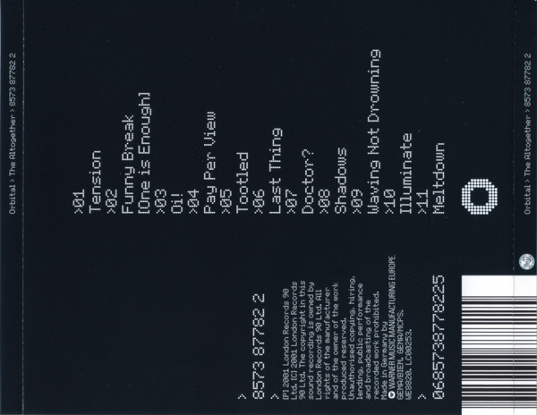 Orbital - The Altogether | FFRR (8573 87782 2) - 3