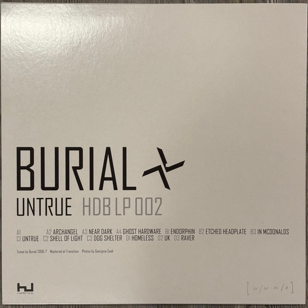 Burial - Untrue | Hyperdub (HDBLP002) - 3