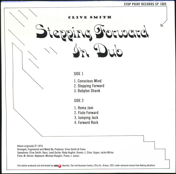 Clive Smith - Stepping Forward In Dub | Stop Point (SP 1005) - 2