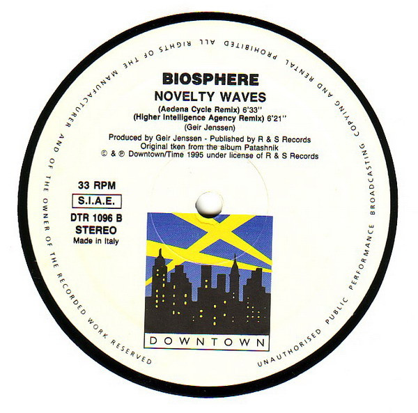Biosphere - Novelty Waves | Downtown (DTR 1096)