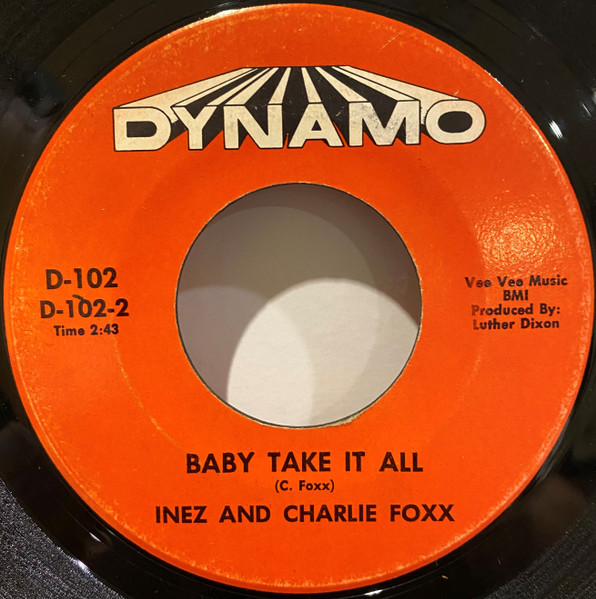 Inez And Charlie Foxx - Tightrope | Dynamo Records (D-102) - 2