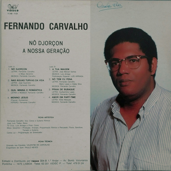 Fernando Carvalho - Nô Djorçon - A Nossa Geração | Vidisco (11.40-1131) - 2