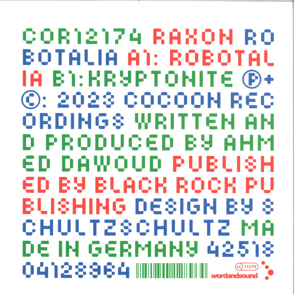 Raxon - Robotalia | Cocoon Recordings (COR12174)