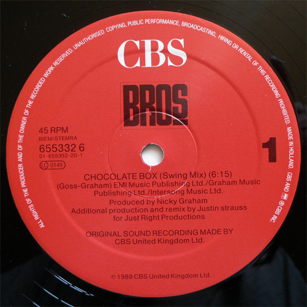 Bros - Chocolate Box | CBS (655332 6) - 3
