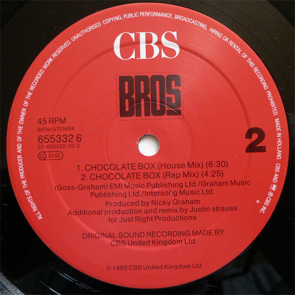 Bros - Chocolate Box | CBS (655332 6) - 4