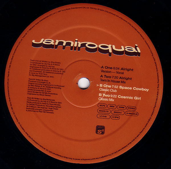 Jamiroquai - Alright | Sony Soho Square (664235 6) - 3