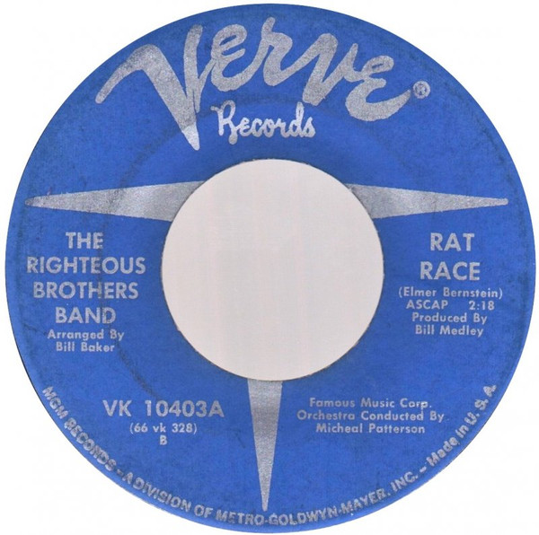 The Righteous Brothers Band - Rat Race | Verve Records (VK 10403) - main