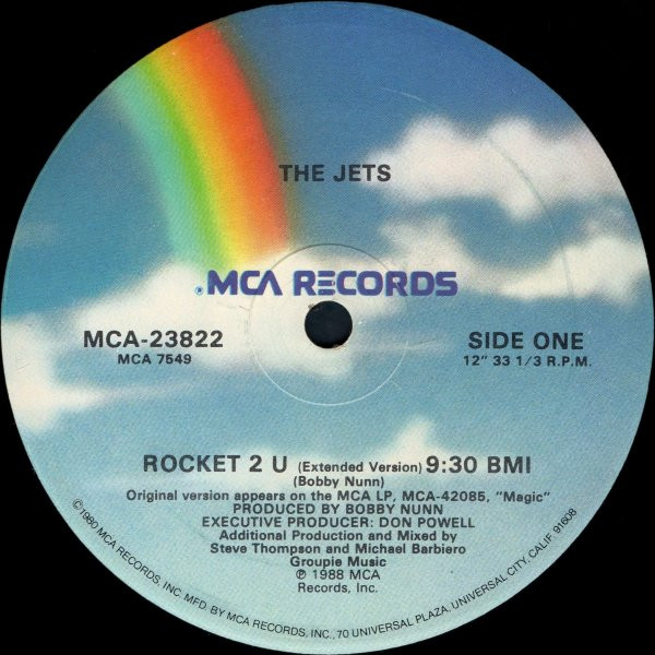 The Jets - Rocket 2 U | MCA Records (MCA-23822) - 3