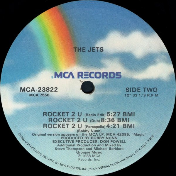 The Jets - Rocket 2 U | MCA Records (MCA-23822) - 4