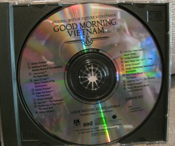 Various - Good Morning, Vietnam - The Original Motion Picture Soundtrack [CD] | A&M Records (CVPCD 3913) - 3