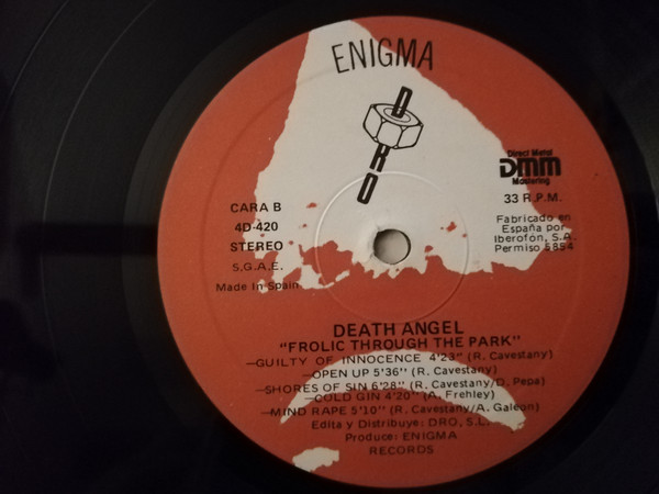 Death Angel - Frolic Through The Park | Enigma (4D-420) - 4