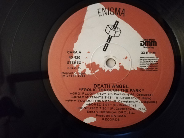 Death Angel - Frolic Through The Park | Enigma (4D-420) - 3