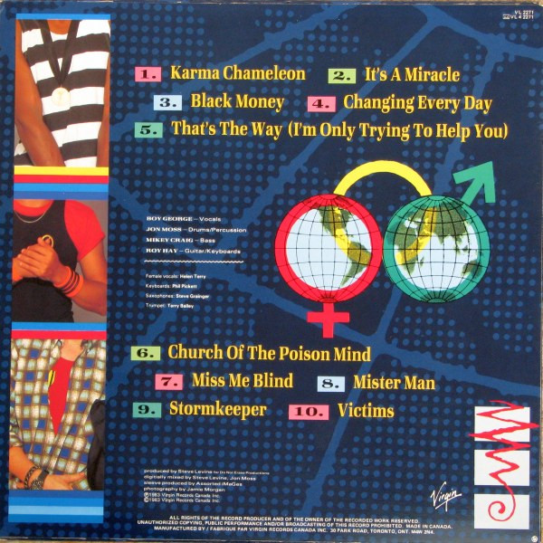 Culture Club - Colour By Numbers | Virgin (VL 2271) - 2 Culture Club - Colour By Numbers | Virgin (VL 2271) - 2