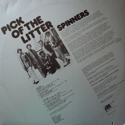 Spinners - Pick Of The Litter | Atlantic (SD 18141) - 4