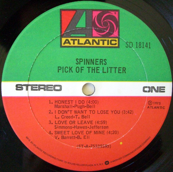 Spinners - Pick Of The Litter | Atlantic (SD 18141) - 5