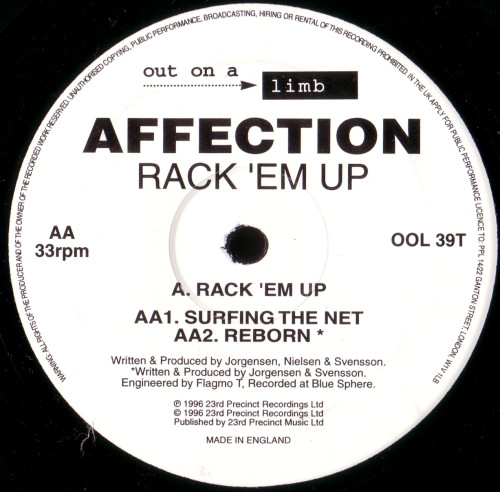 Affection - Rack 'Em Up | Out On A Limb (OOL 39T) - main