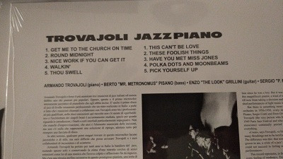 Armando Trovaioli - Trovajoli Jazz Piano | Survival Research (SVVRCH019) - 4