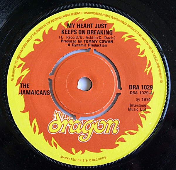 The Jamaicans - My Heart Just Keeps On Breaking | Dragon (DRA 1029)
