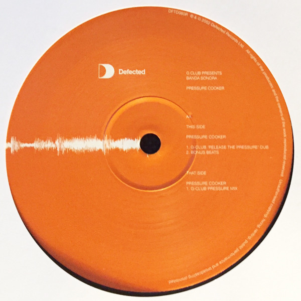 G-Club Presents Banda Sonora - Pressure Cooker | Defected (DFTD060R) - 2