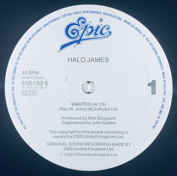 Halo James - Wanted | Epic (655192 6) - 3 Halo James - Wanted | Epic (655192 6) - 3