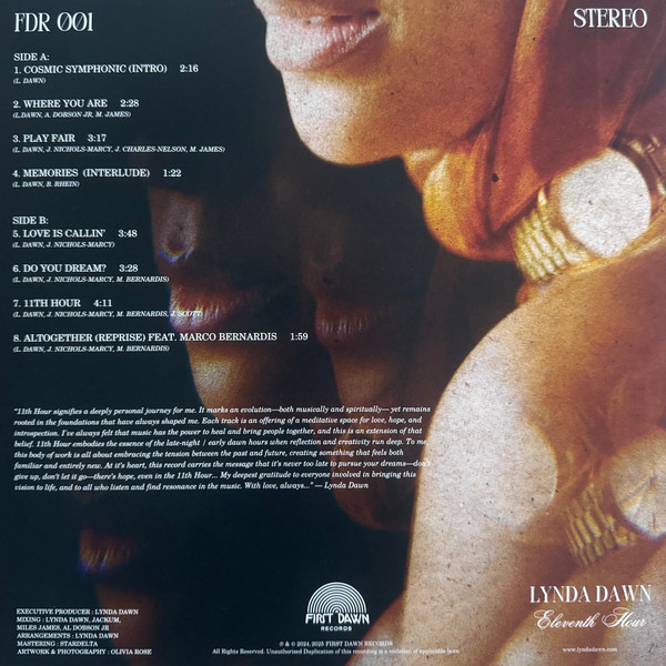 Lynda Dawn - 11th Hour | First Dawn Records (FDR 001) - 2