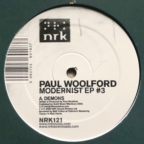 Paul Woolford - Modernist EP #3 | NRK Sound Division (NRK121) - 3