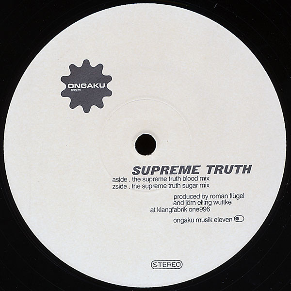 Supreme Truth - The Supreme Truth | Ongaku Musik (ONGAKU 011)