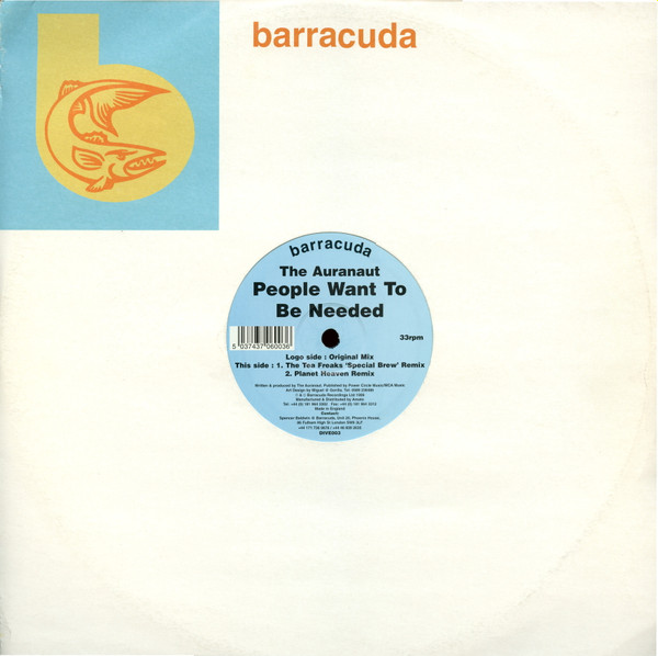 The Auranaut - People Want To Be Needed | Barracuda (DIVE 003) - 3 The Auranaut - People Want To Be Needed | Barracuda (DIVE 003) - 3