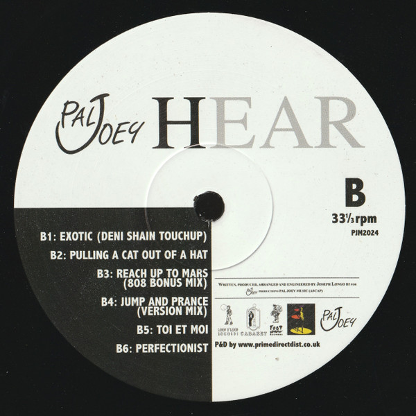 Pal Joey - Hear | Pal Joey Music (PJM2024) - 3 Pal Joey - Hear | Pal Joey Music (PJM2024) - 3