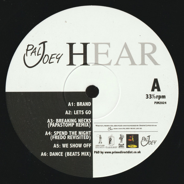 Pal Joey - Hear | Pal Joey Music (PJM2024) - 2 Pal Joey - Hear | Pal Joey Music (PJM2024) - 2