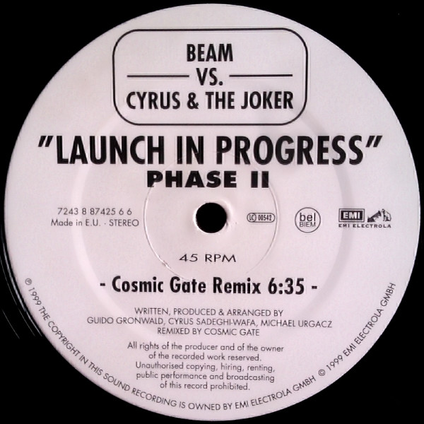 Beam vs. Cyrus & The Joker - Launch In Progress (Phase II) | EMI Electrola (7243 8 87425 6 6)