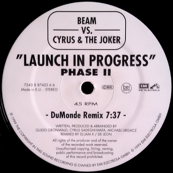 Beam vs. Cyrus & The Joker - Launch In Progress (Phase II) | EMI Electrola (7243 8 87425 6 6) - 2