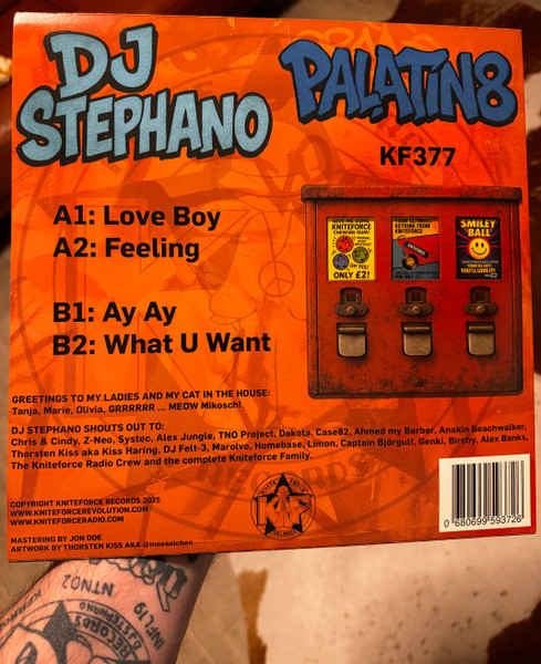 DJ Stephano - Palatin8 EP | Kniteforce Records (KF377) - 2