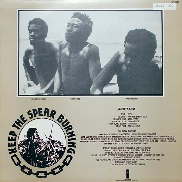 Burning Spear - Garvey's Ghost | Island Records (ILPS 9382) - 2