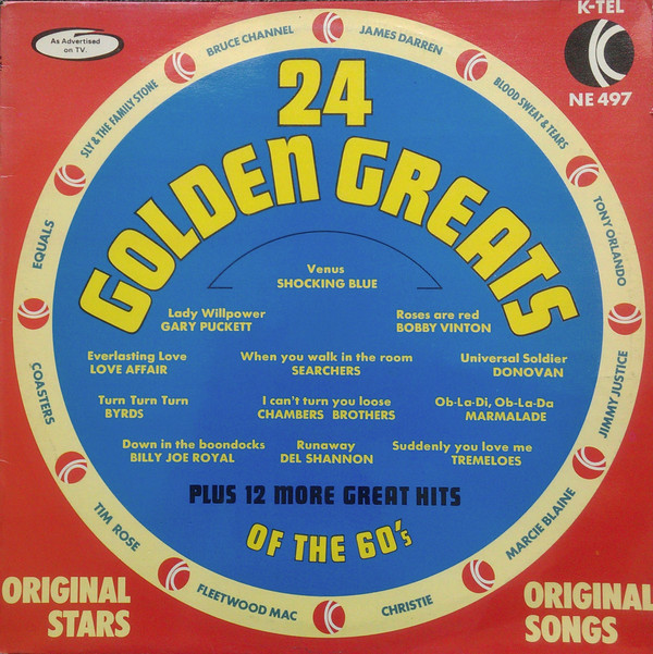 Various - 24 Golden Greats Of The 60's | K-Tel (LSP 13026) Various - 24 Golden Greats Of The 60's | K-Tel (LSP 13026)