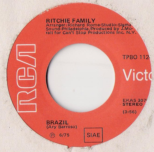 The Ritchie Family - Brazil | RCA (TPBO 1124) - 4