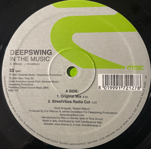 Deep Swing - In The Music | Rise (RISE 119) - 3
