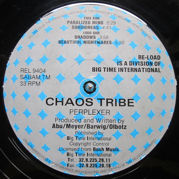 Chaos Tribe - Perplexer | Re-load Records (REL 9404) - main Chaos Tribe - Perplexer | Re-load Records (REL 9404) - main