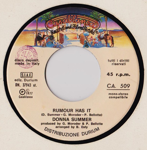 Donna Summer - Rumour Has It | Casablanca (CA 509) - 4 Donna Summer - Rumour Has It | Casablanca (CA 509) - 4