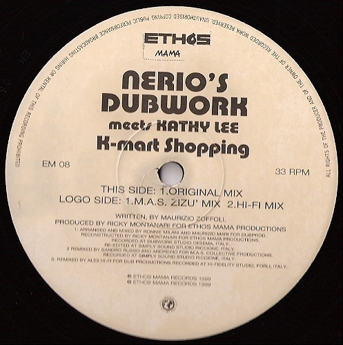 Nerio's Dubwork Meets Kathy Lee - K Mart Shopping | Ethos Mama Records (EM 08) - main Nerio's Dubwork Meets Kathy Lee - K Mart Shopping | Ethos Mama Records (EM 08) - main