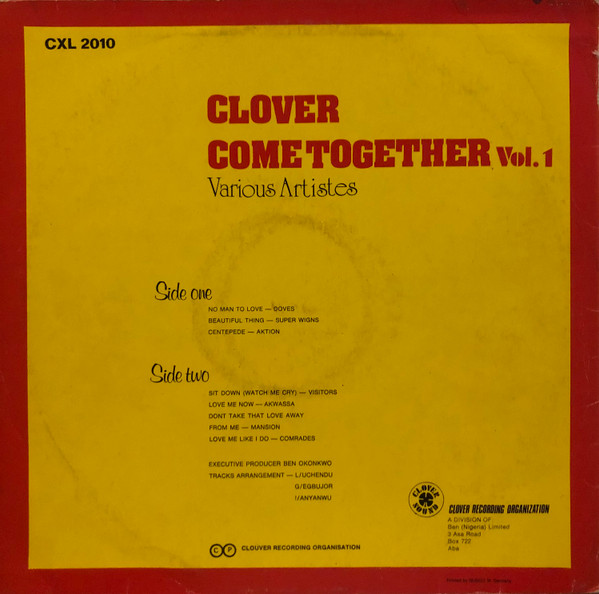 Various - Clover Come Together Vol. 1 | Clover Sound (CXL 2010) - 2 Various - Clover Come Together Vol. 1 | Clover Sound (CXL 2010) - 2
