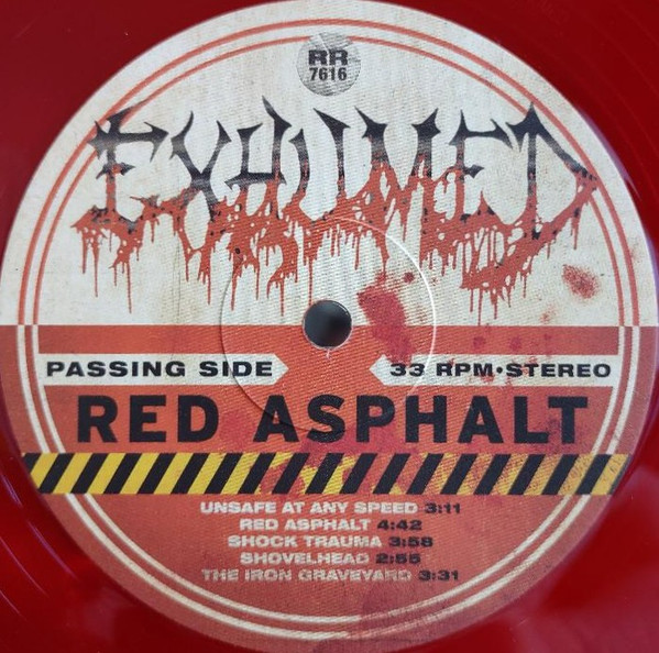 Exhumed - Red Asphalt | Relapse Records (RR7616) - 4