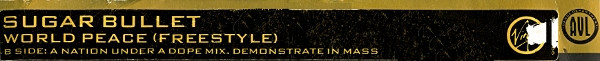 Sugar Bullet - World Peace (Freestyle) | Virgin (VSTDJ 1266) - 3 Sugar Bullet - World Peace (Freestyle) | Virgin (VSTDJ 1266) - 3