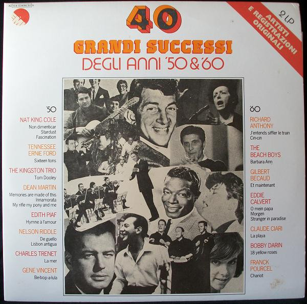 Various - 40 Grandi Successi Degli Anni '50 & '60 | EMI (3C 154 53486/87 M)