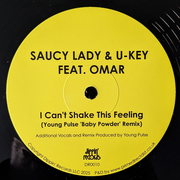 Saucy Lady & U-Key Feat. Omar - I Can't Shake This Feeling | Dippin' Records (DR0010) - 2