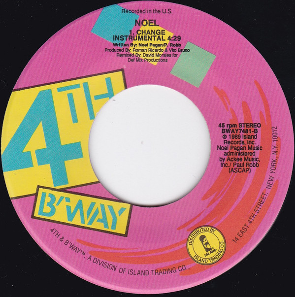 Noel - Change | 4th & Broadway (BWAY7481)