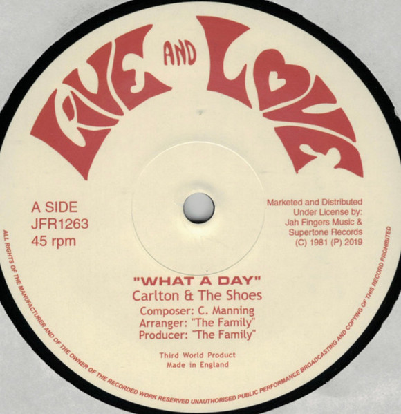 Carlton And The Shoes - What A Day | Live And Love (JFR1263)